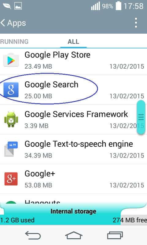 Remove Google Search Bar (Android) – Dowser