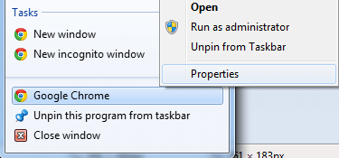 browser hijacker taskbar properties