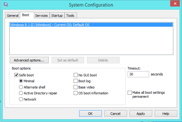 msconfig