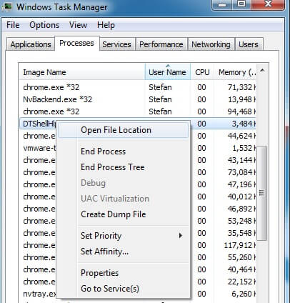 barre des tâches de démarrage des logiciels malveillants