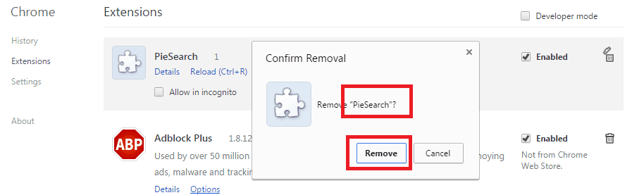 How to Remove PieSearch