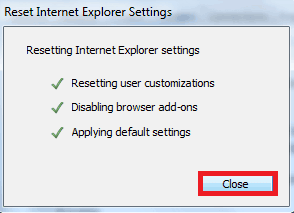 Close Internet Explorer