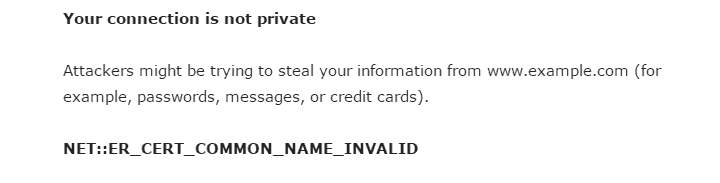 How To Fix Your Connection Is Not Private In Google Chrome - url roblox protocol wont appear google chrome help