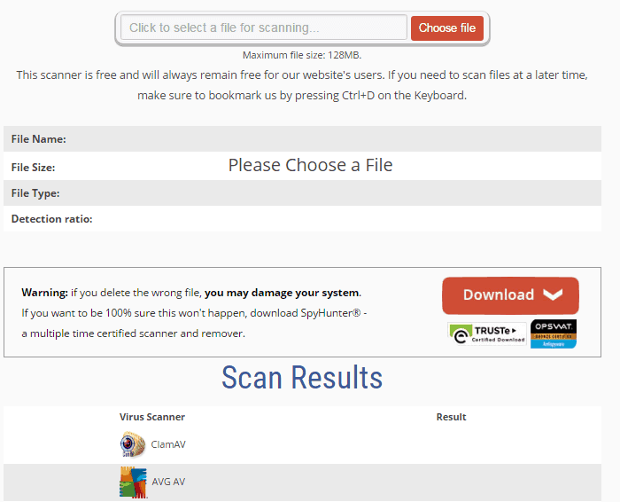 online free virus scan and removal best
