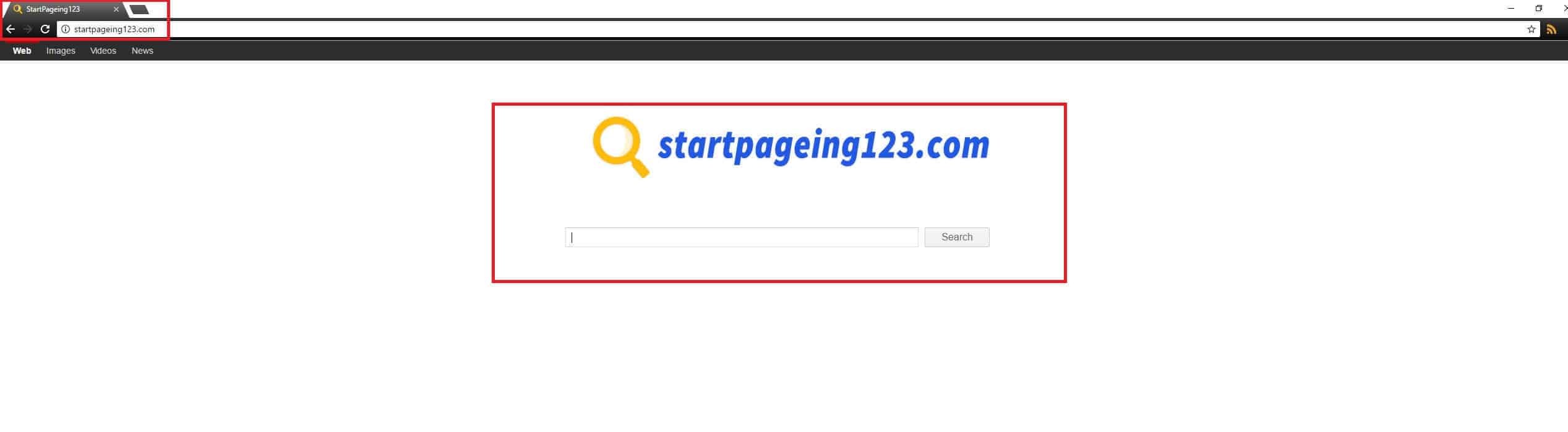 StartPageing 123 Virus