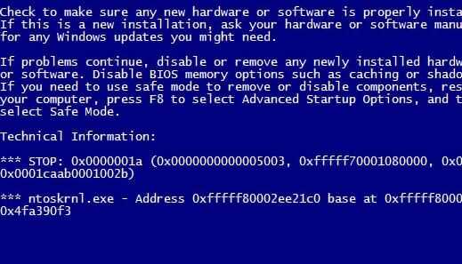 How To Fix Ntoskrnl Exe Windows Bsod