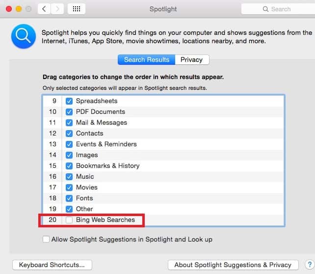 How to block bing redirect on mac