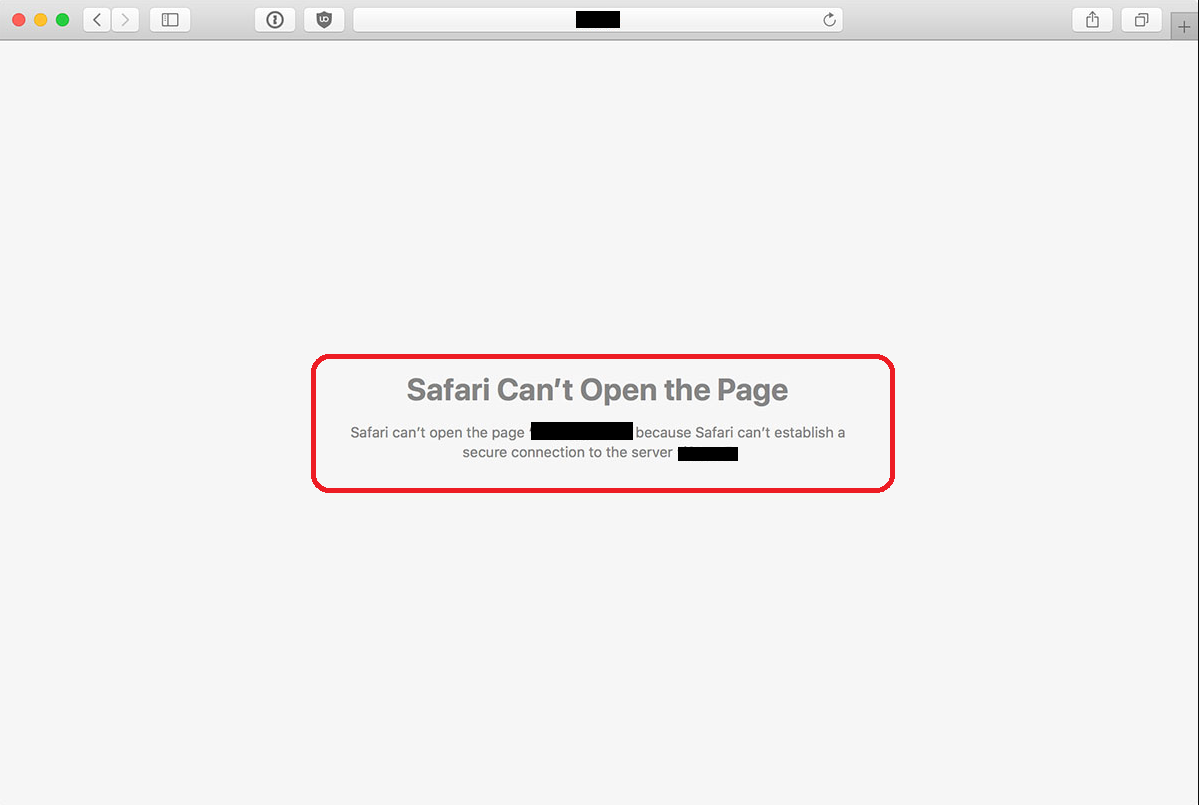 Safari не подключен к интернету