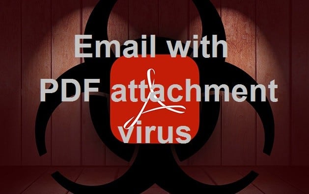 Email with PDF attachment virus