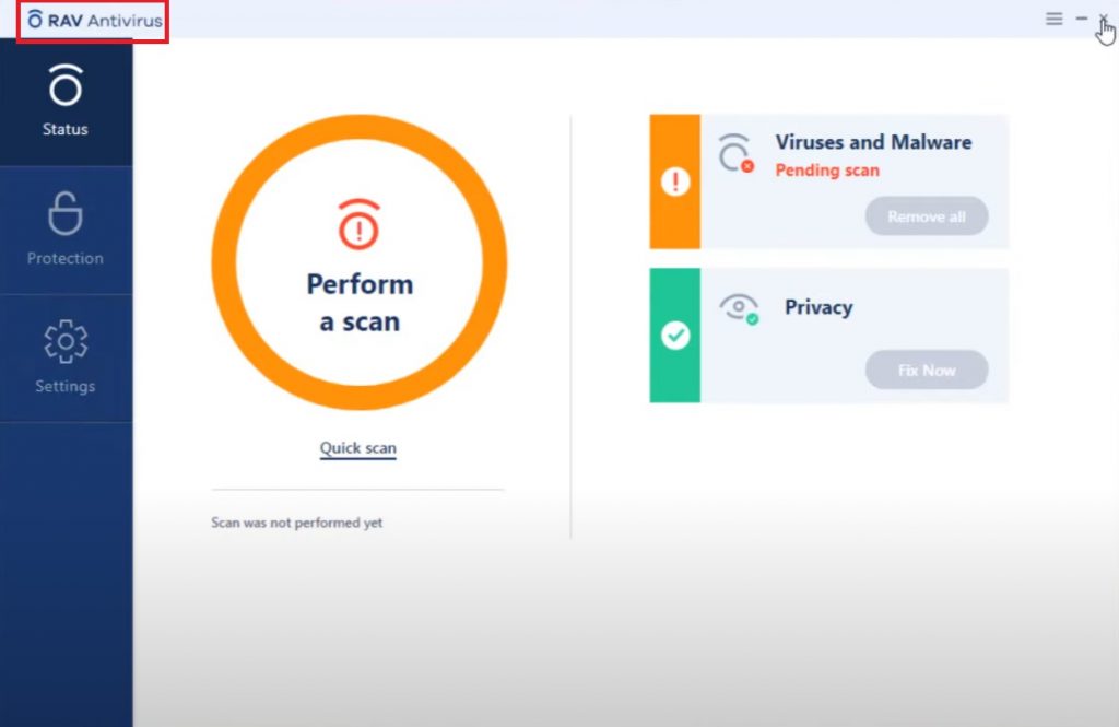 RAV Antivirus Uninstall