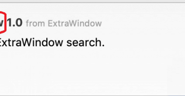 "Extra Window"
