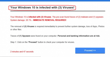 Chrome found 3 viruses