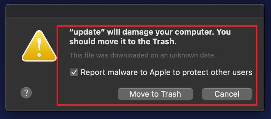 downloading fortnite for mac file can harm computer