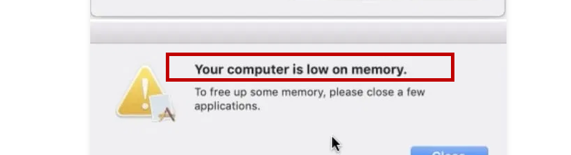 Your Computer Is Low On Memory