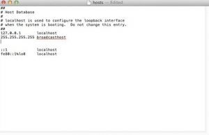 command line for mac localhost ip