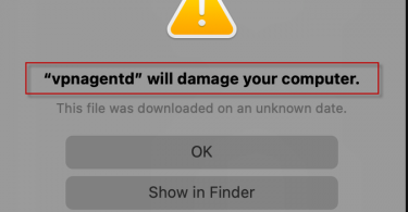 Vpnagentd will damage your computer