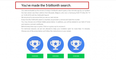 5 Billionth Search