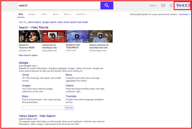 Features Of Yahoo Search Engine - Altered Perception