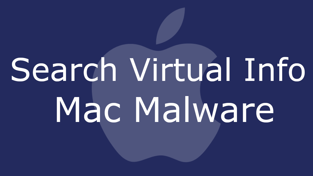 Search Virtual Info Mac