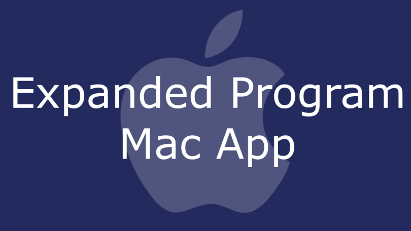 Expanded Program Mac App Removal