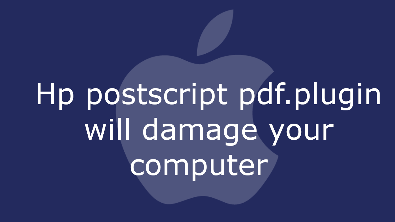 Hp postscript pdf.plugin