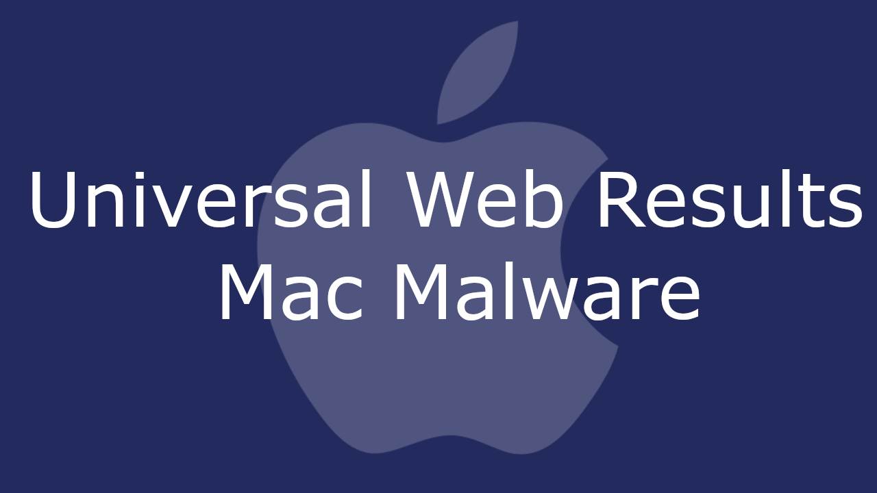Universal Web Results Mac