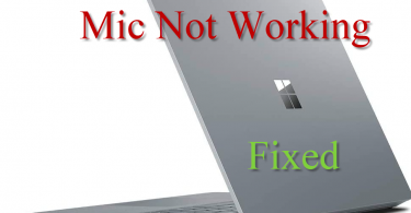 microphone not working windows 10