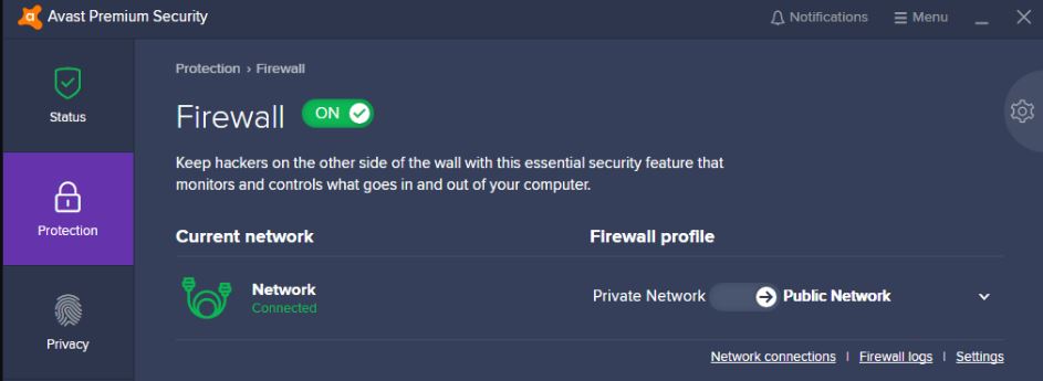 Avast Firewall