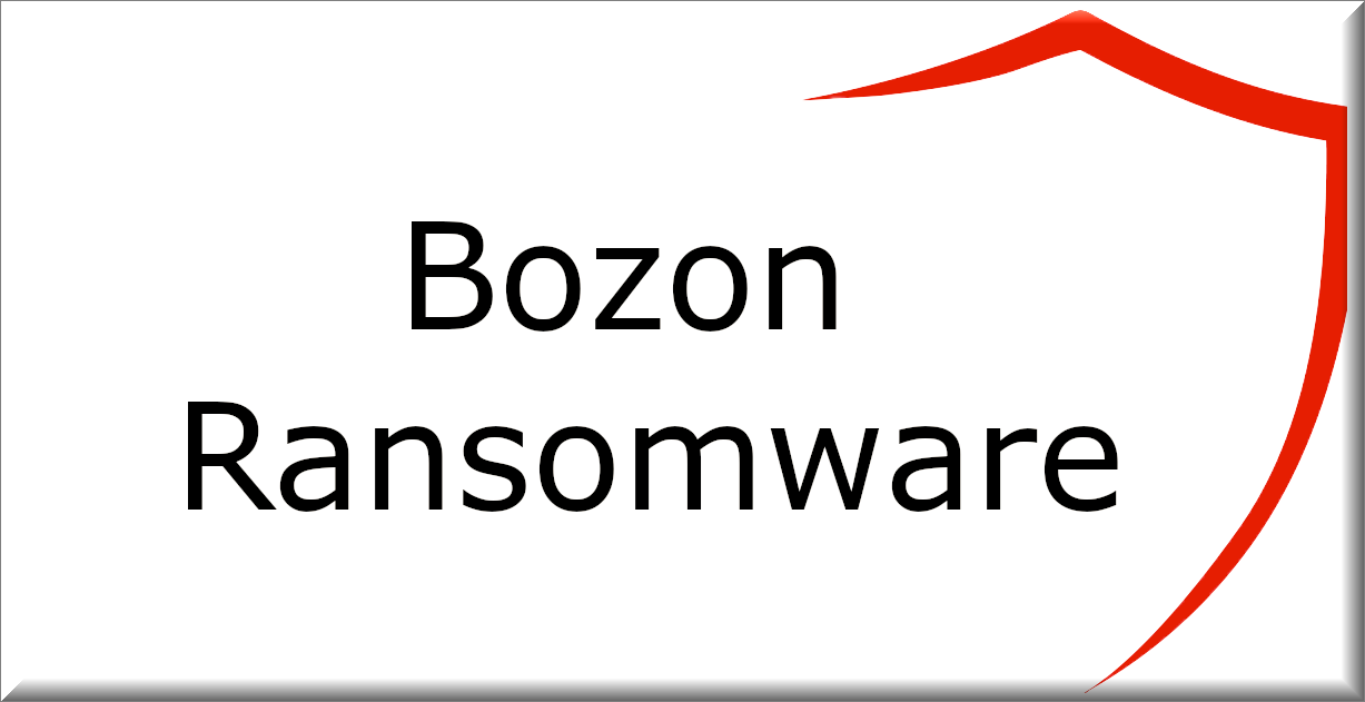 Bozon Ransomware