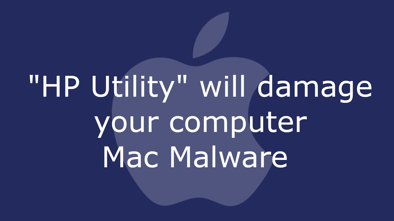 hp utility center for mac