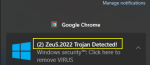 How To Remove "ZeuS.2022 Trojan Detected" From Chrome