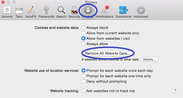 Remove Website Data Mac Safari