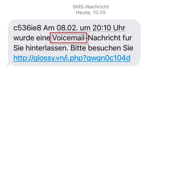 SMS Voicemail Virus