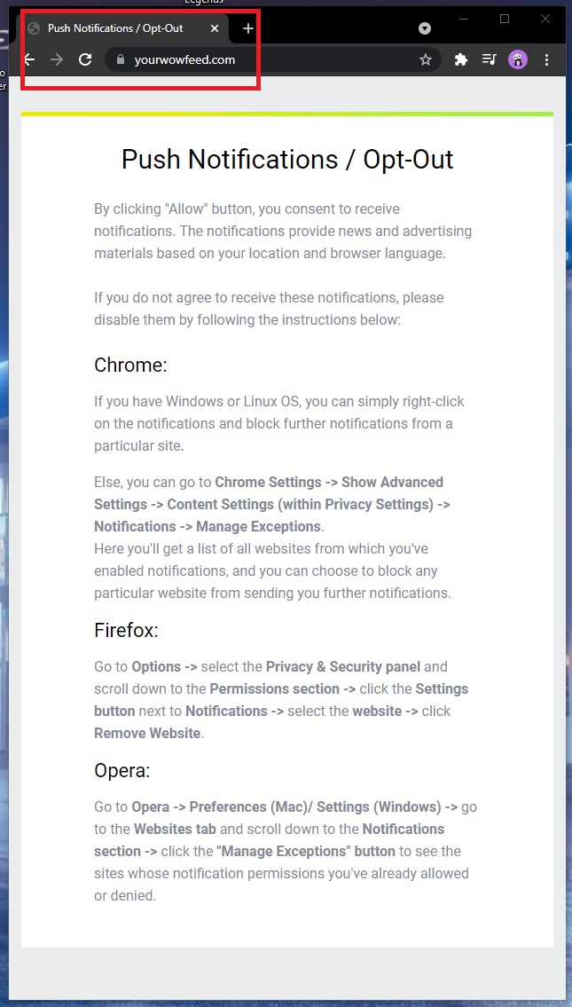 Yourwowfeed Virus
