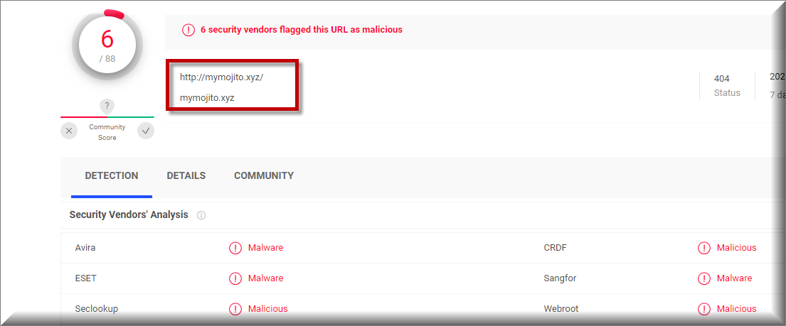 Mymojito.xyz Virus
