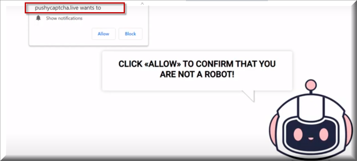 Pushy Captcha Live Virus
