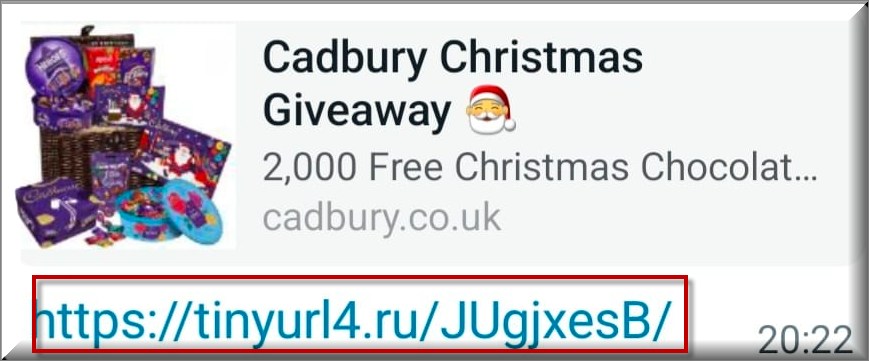 Cadbury Christmas Giveaway