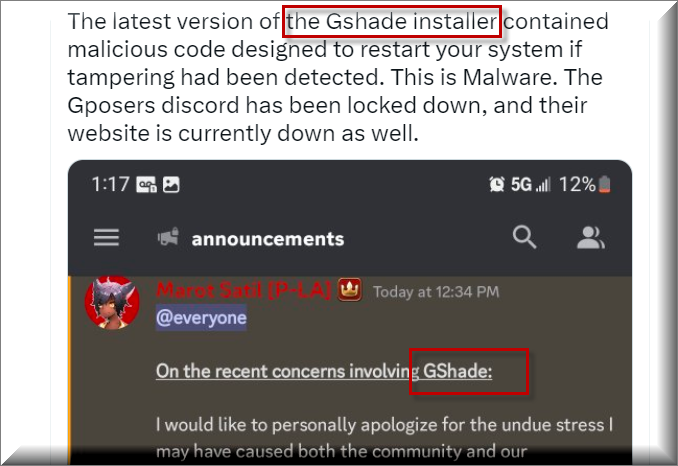 GShade Malware 1