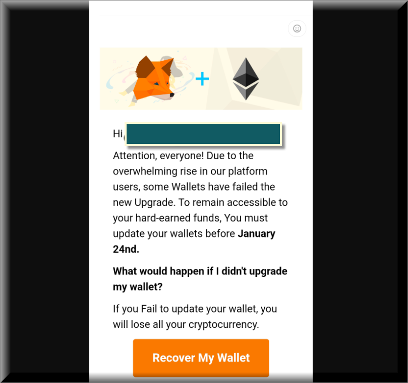 MetaMask Scam Email