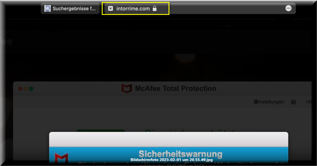 Intorrime Mac Virus