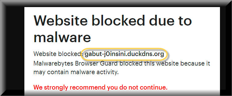 Duckdns.org Malware