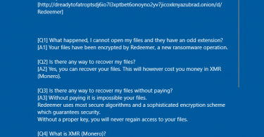 Redeemer Ransomware