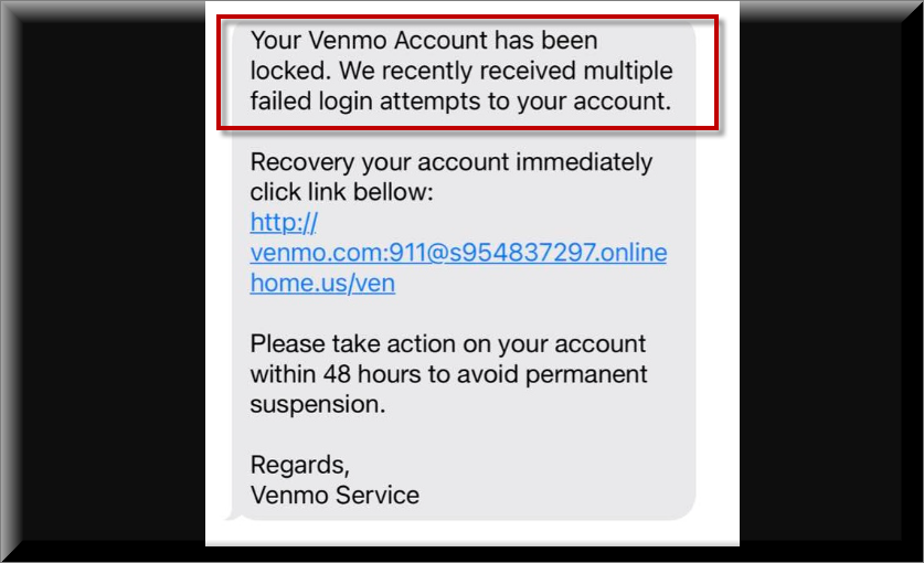 Venmo Scam Text Virus Removal