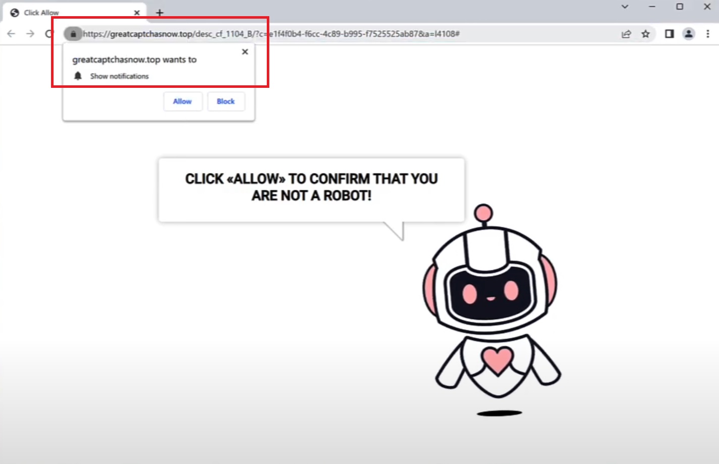 Great Captcha Snow Virus
