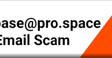 The Coinbase@pro.space-email scam virus