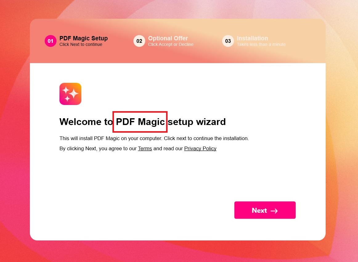 PDFMagic Malware