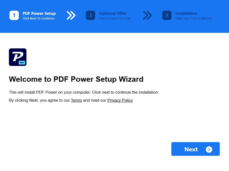 PDFpower malware deceptive promoter