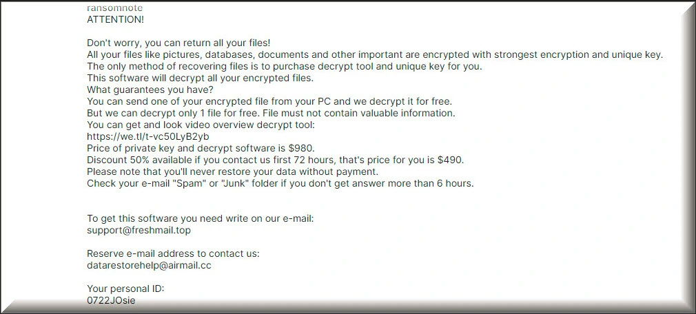 Aghz ransomware text file (_readme.txt)