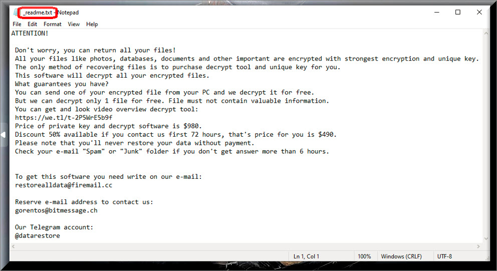 Ahtw ransomware text file (_readme.txt)