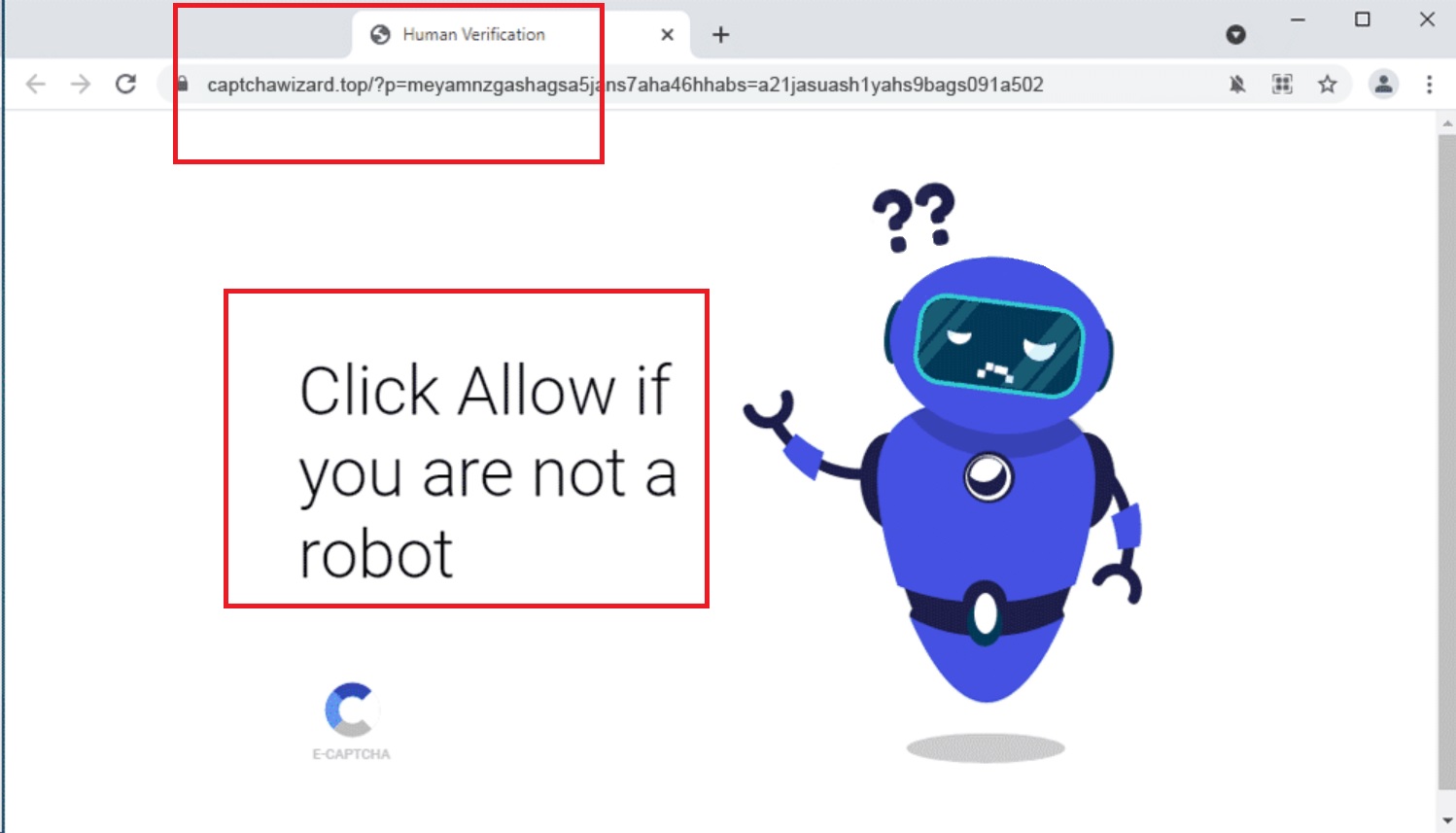 Captchawizard.top Virus